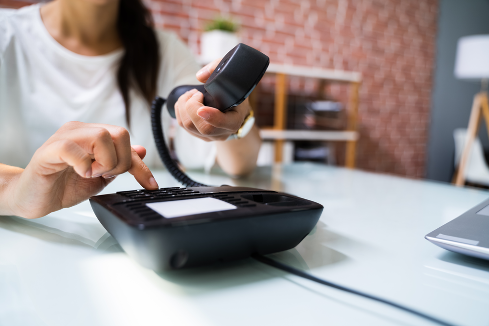 landline phone through computer